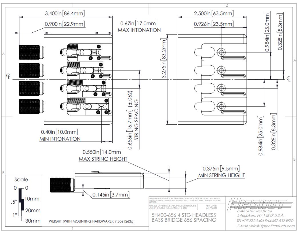 Abmessungen KickAss Bass Bridge