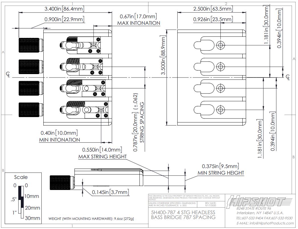 Abmessungen KickAss Bass Bridge