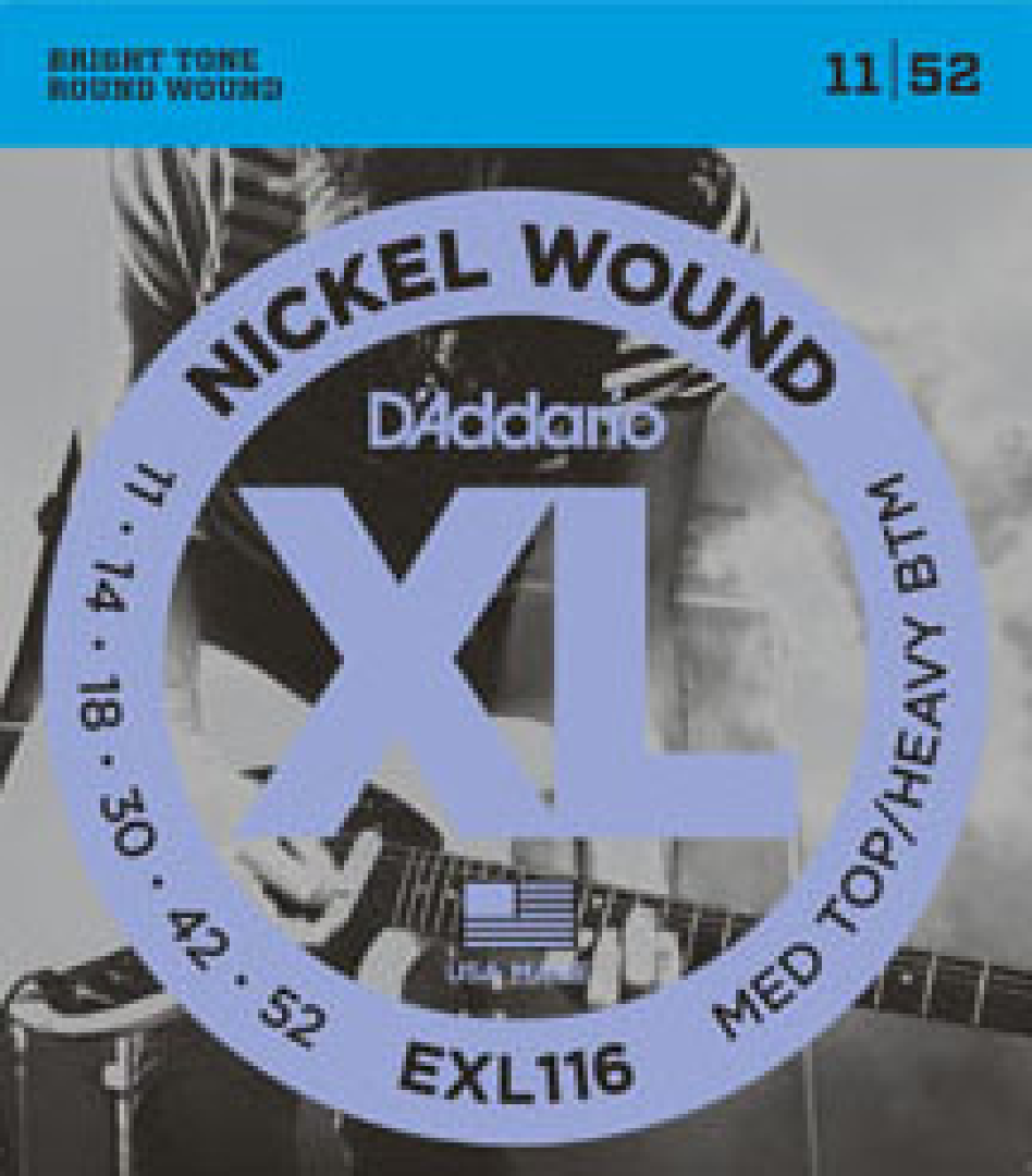 D'Addario EXL116 'Medium Top/Heavy Bottom'