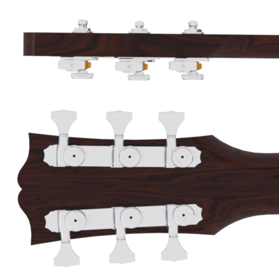 Hipshot Guitar Tuner Upgrade Kit für 3+3 Headstocks (10mm Schaftlöcher)