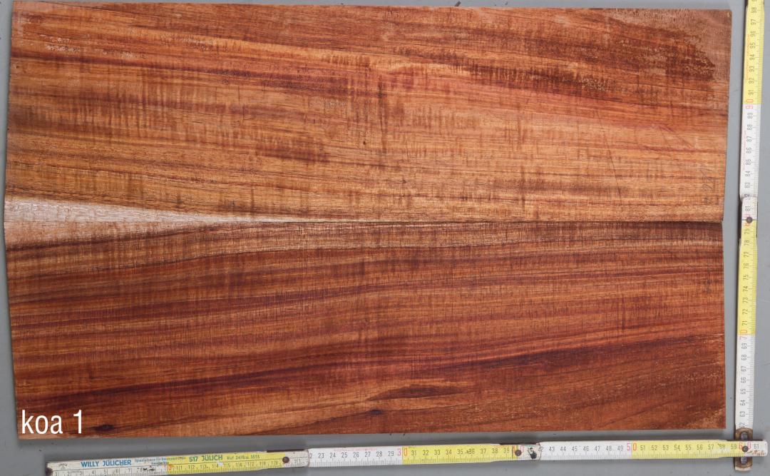 Koa Top 'Koa1' Book-Matched