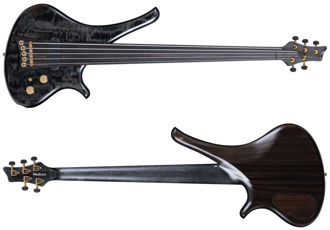 Marleaux Diva 5 Black Burst Fretless