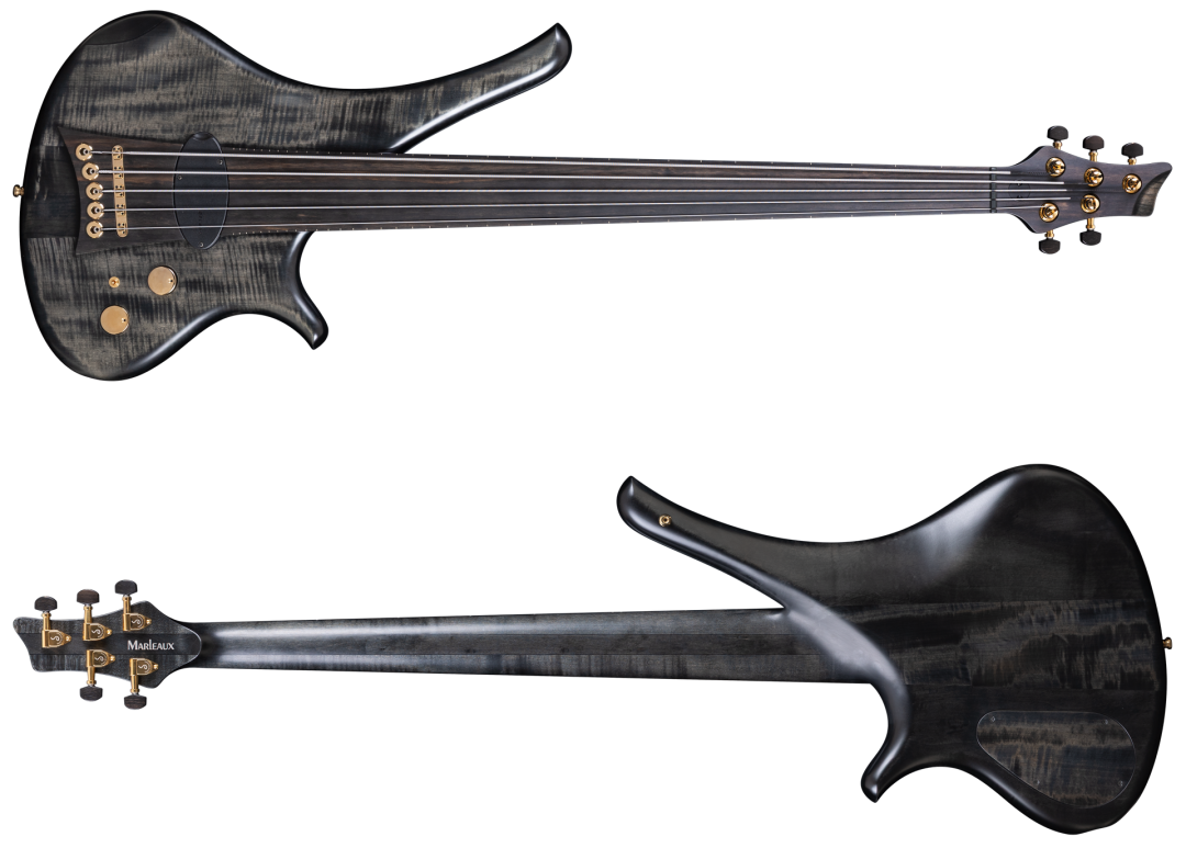 Marleaux Diva 5 Black Burst Fretless