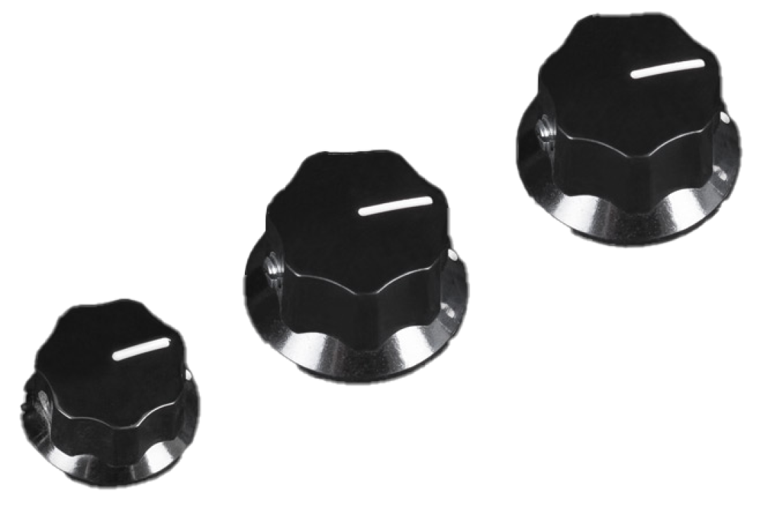 Boston F-Style Knopf Set Schraubbar