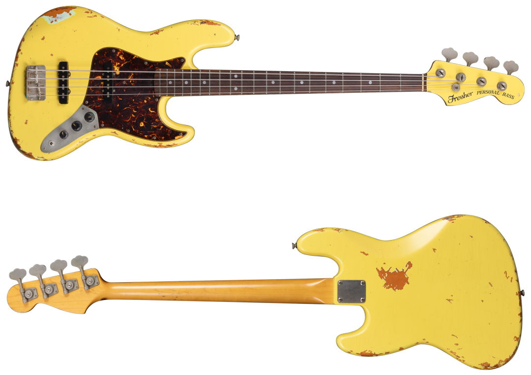 Fresher Jazz Bass Japan 1970 Vintage Yellow