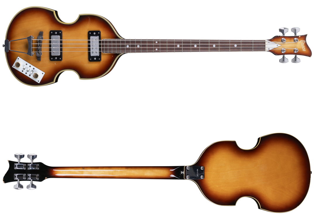 Greco Violin Bass Japan 70s Sunburst