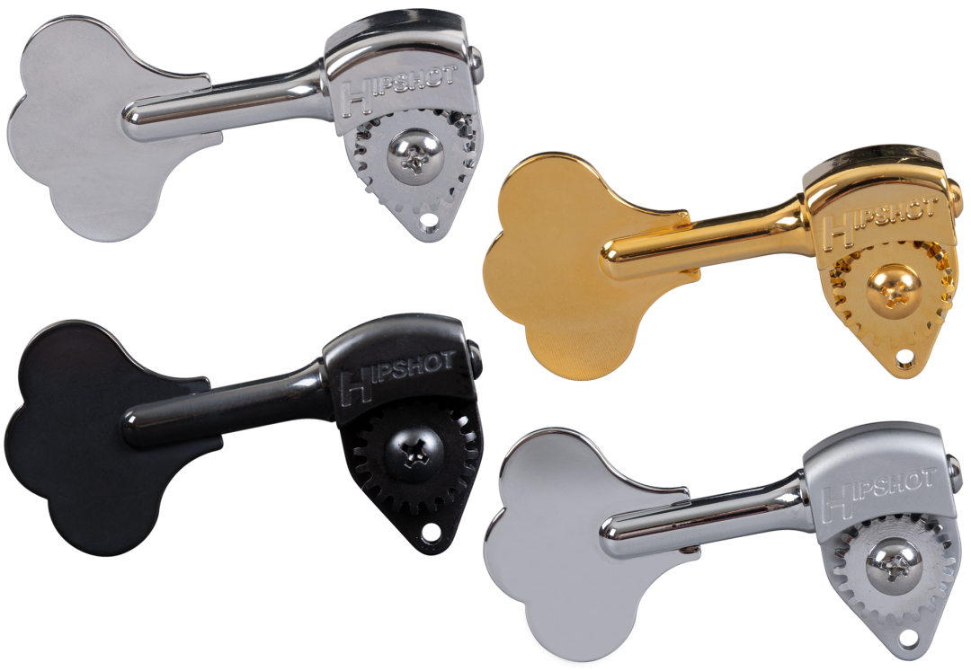 Hipshot Licensed Ultralite HB6 Mini Clover 1/2 Bass Tuning Machine