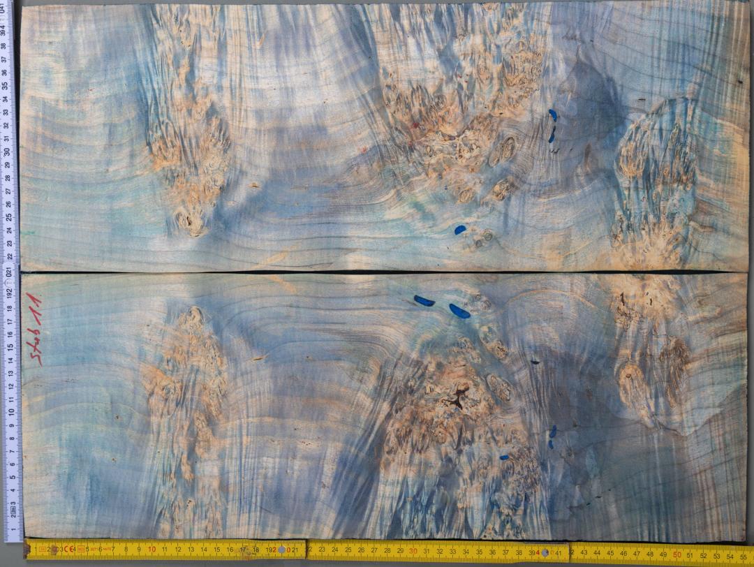 Resin Guitar Topwood stab 11 Book Matched