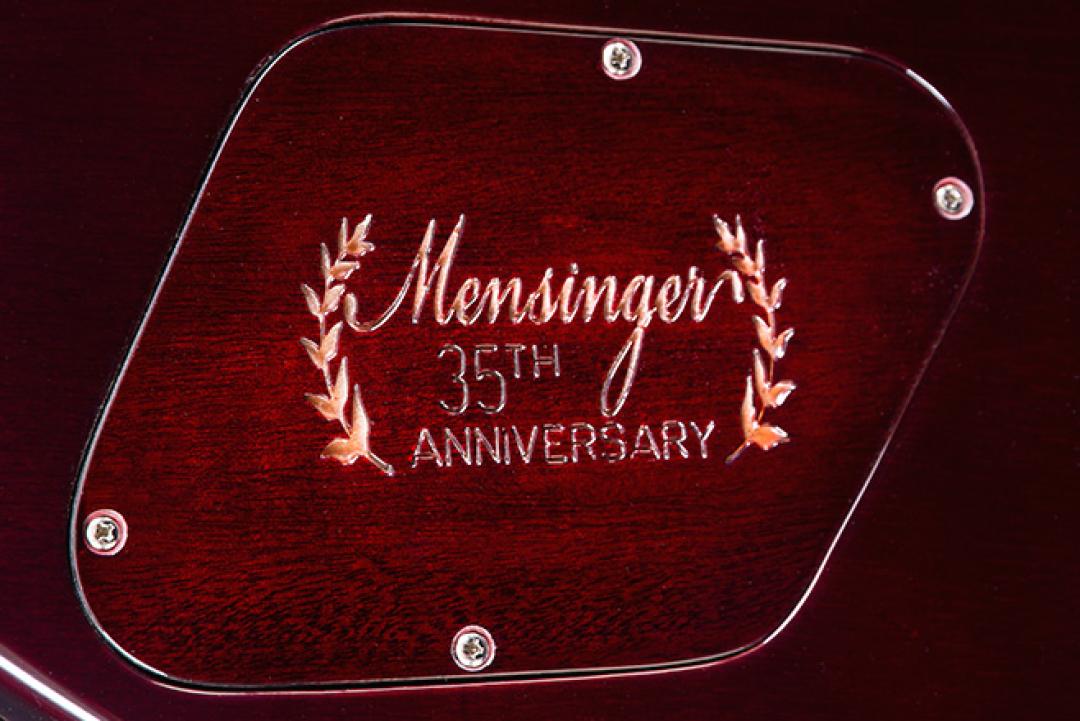 Mensinger 35th Anniversary Arcadia J 'Morello Red' Hollowbody