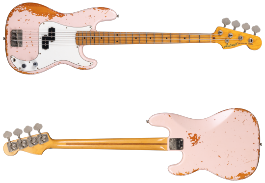 Aria Pro II P Bass Made in Japan Vintage Pink