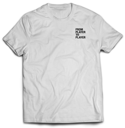 T-Shirt Weiß From Player to Player