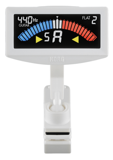 Korg PitchCrow-G Clip-on Tuner 'White'