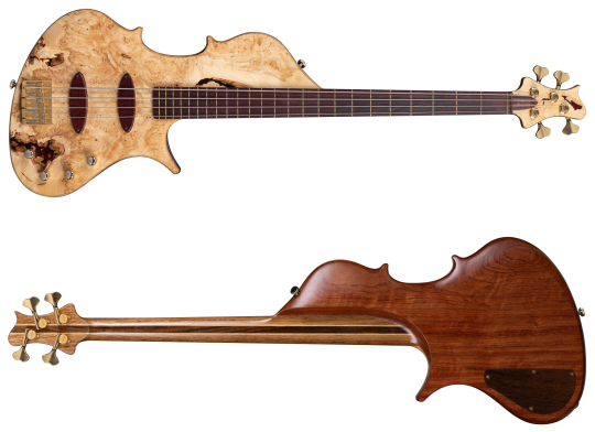 Stradi Symphony Bass 4 Maple Burl